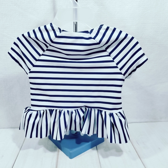 Disney Junior Minnie Girl's Rash Guard UPF 50+ Swim Top Sz 18/24M - Picture 2 of 5